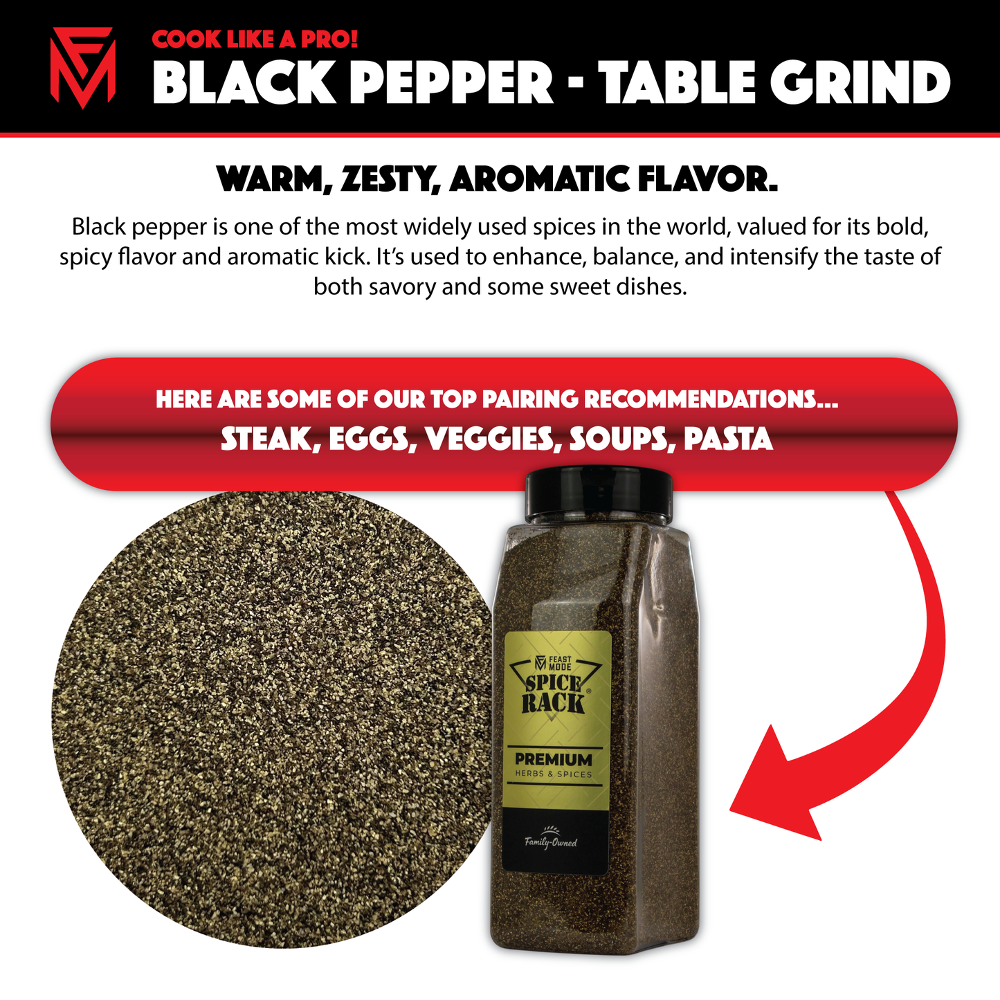 Black Pepper | Table Grind
