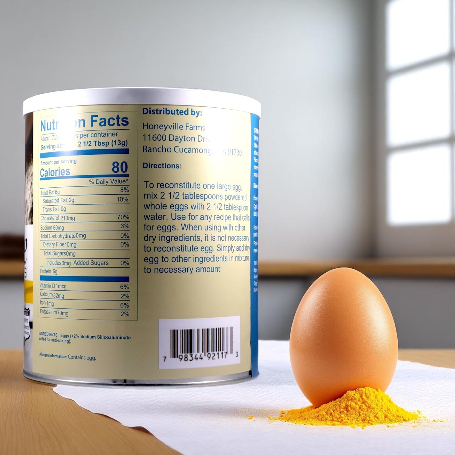 Powdered Whole Eggs