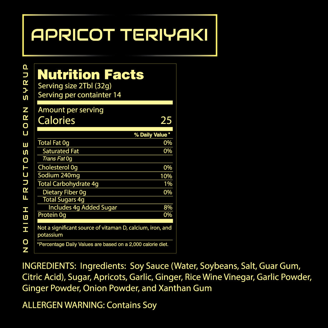 Apricot Teriyaki Sauce