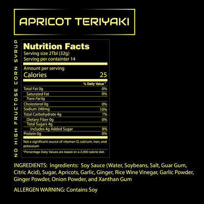 Apricot Teriyaki Sauce