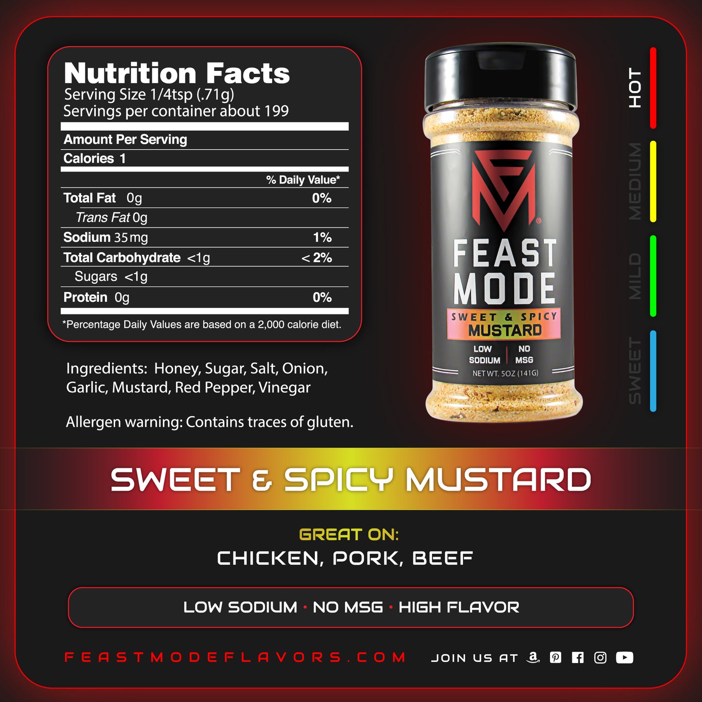 Sweet & Spicy Mustard